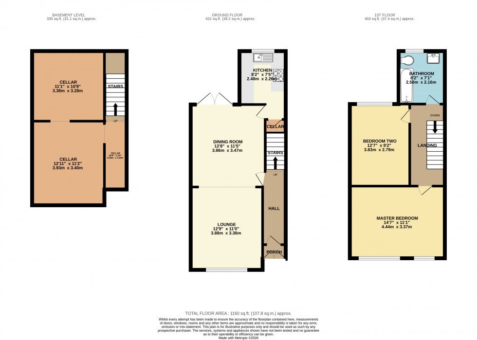 Floorplan for Cheadle Hulme, Cheshire