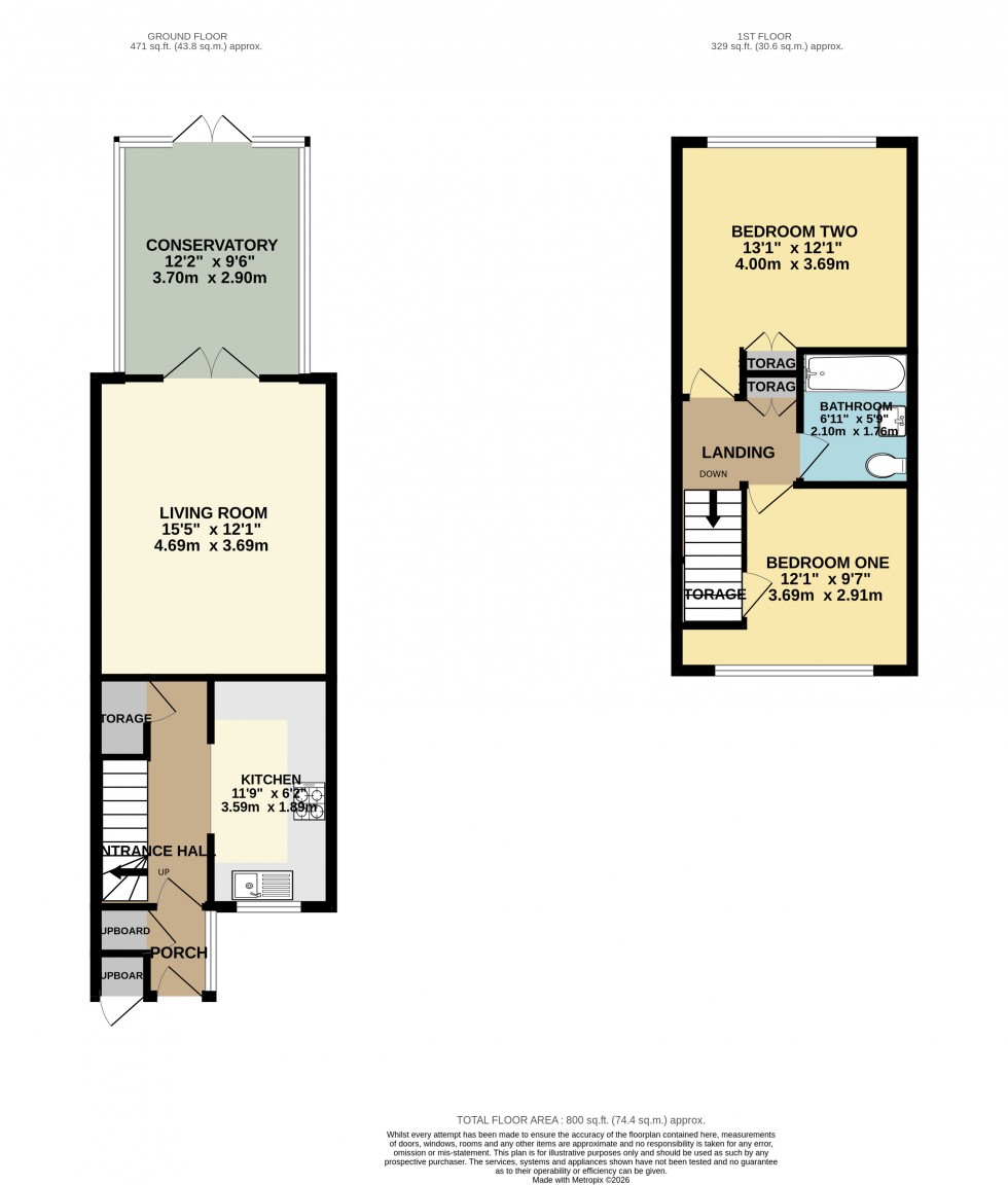 Floorplan for Northenden, Manchester