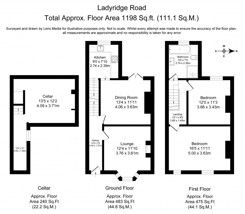 Floorplan for Cheadle Hulme, Stockport, Greater Manchester
