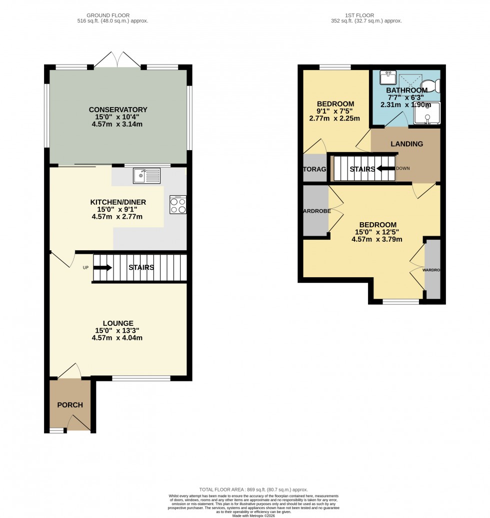 Floorplan for Cheadle Hulme, Cheadle, Greater Manchester