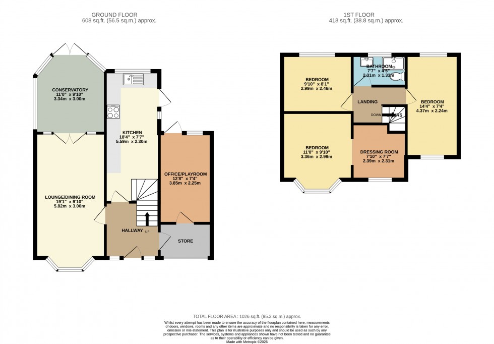 Floorplan for Cheadle, Stockport