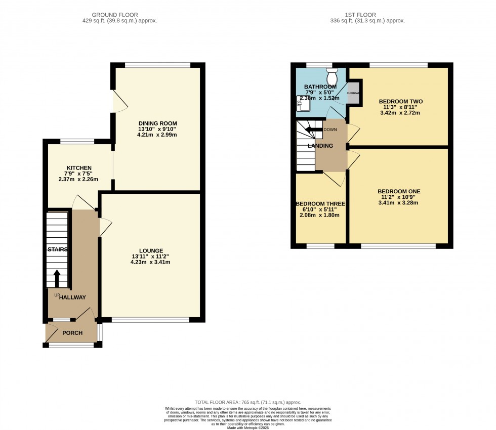 Floorplan for Stockport, Greater Manchester