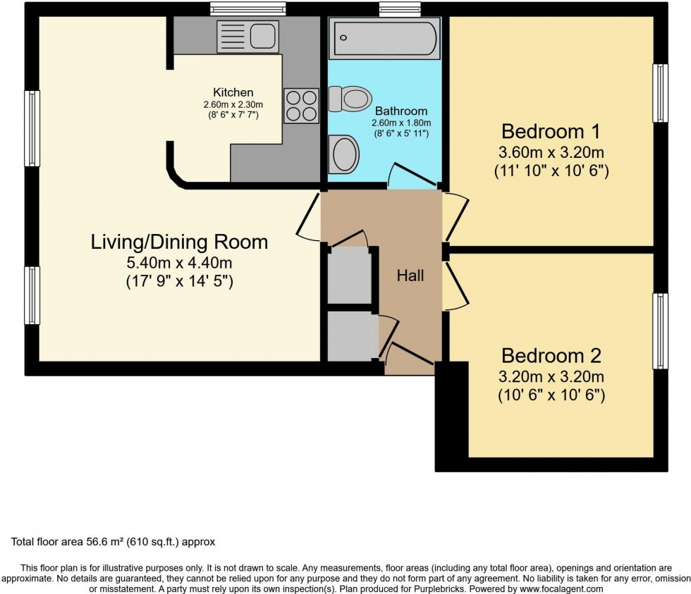 Floorplan for Manchester, Greater Manchester