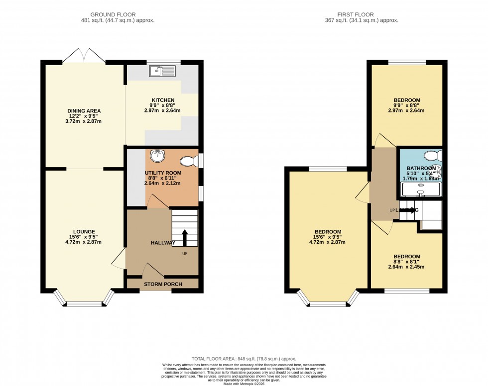 Floorplan for Cheadle Heath, Stockport