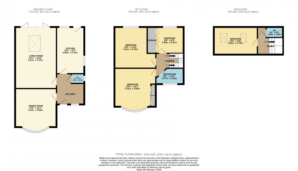 Floorplan for Heald Green, Stockport, Greater Manchester