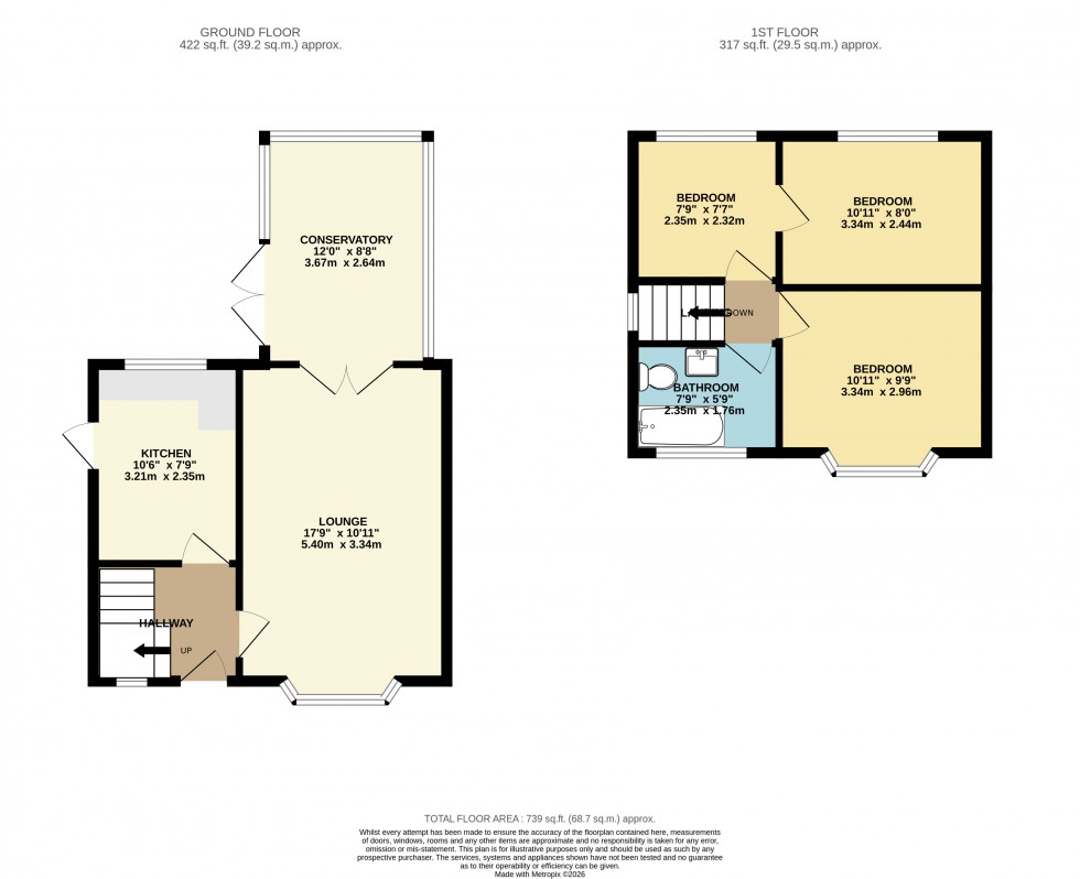 Floorplan for Cheadle, Greater Manchester