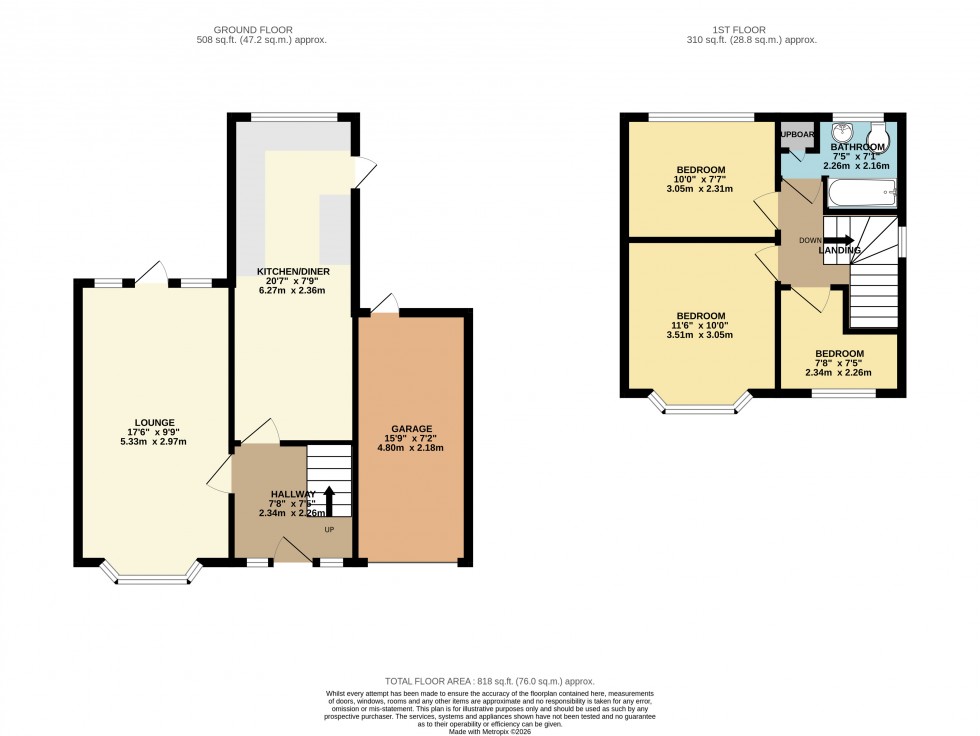 Floorplan for Cheadle, Stockport