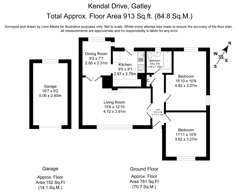 Floorplan for Gatley, Stockport, Greater Manchester