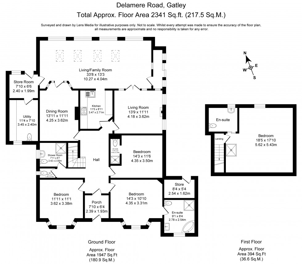 Floorplan for Gatley, Stockport, Greater Manchester