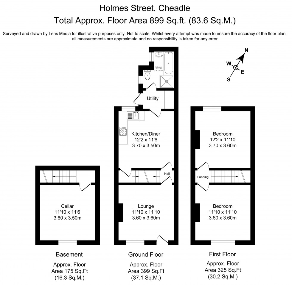 Floorplan for Cheadle, Cheshire