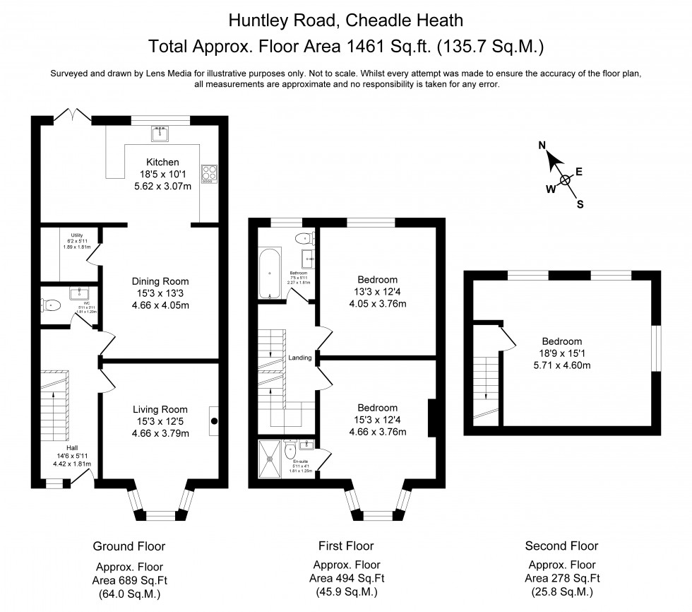 Floorplan for Cheadle Heath, Stockport